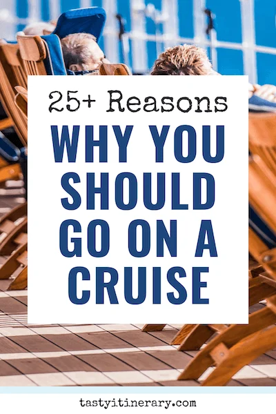pinterest marketing image | why go on a cruise