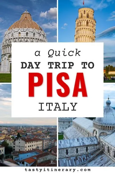 pinterest marketing image | day trip to pisa italy