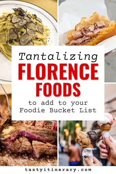 pinterest marketing pin | foods of florence italy
