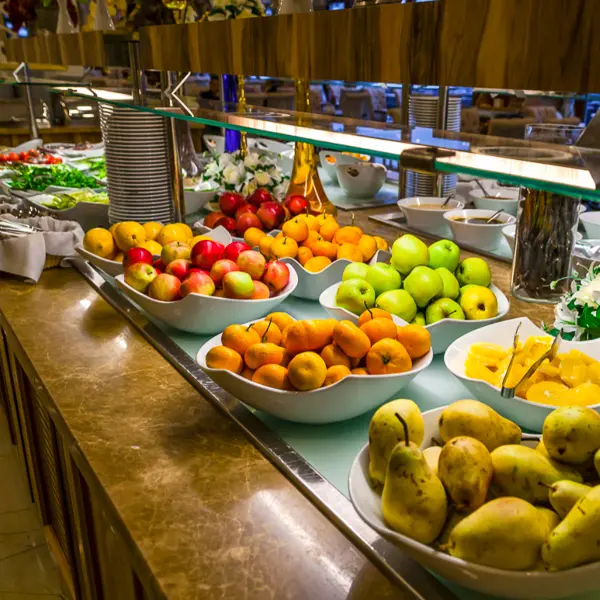 fruit at cruise buffet