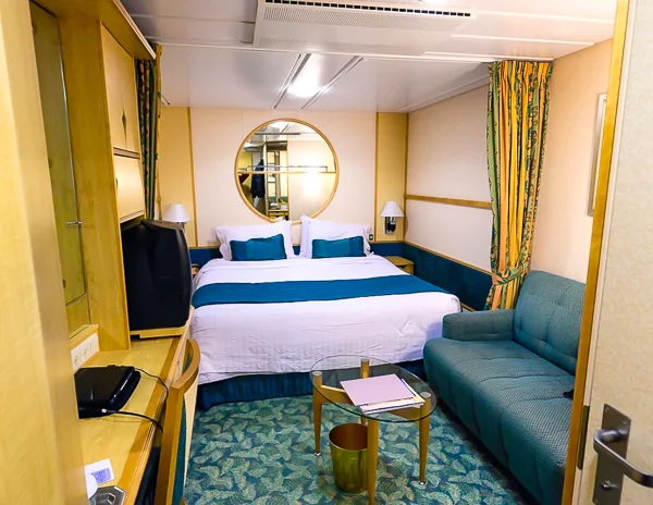 inside cruise cabin