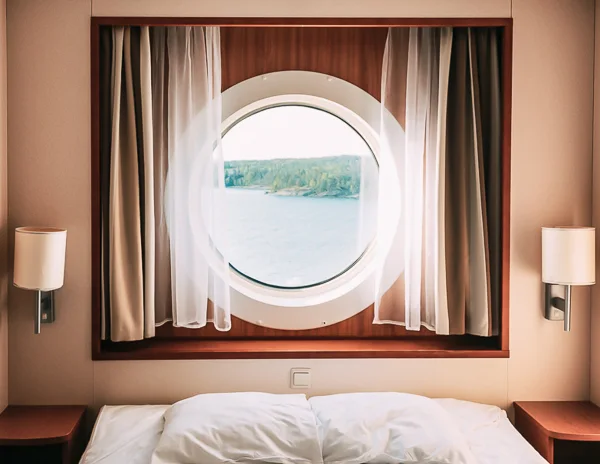 oceanview cruise cabin