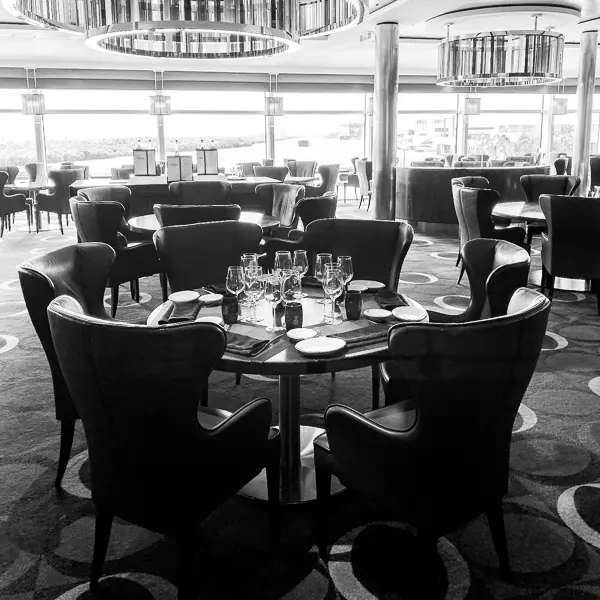 specialty dining restaurant on cruise ship