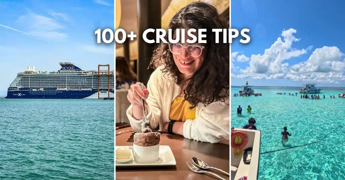 featured blog image: 100+ cruise tips with Celebrity Beyond, cruise dining, and a Grand Cayman shore excursion