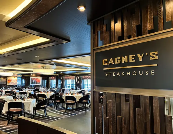 cagneys steakhouse on norwegian joy