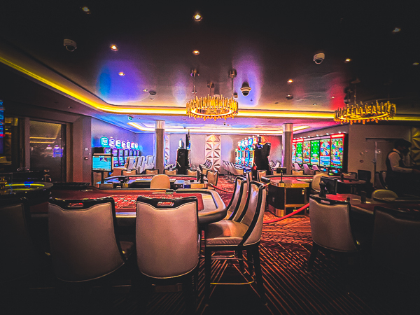 casino area on cruise ship