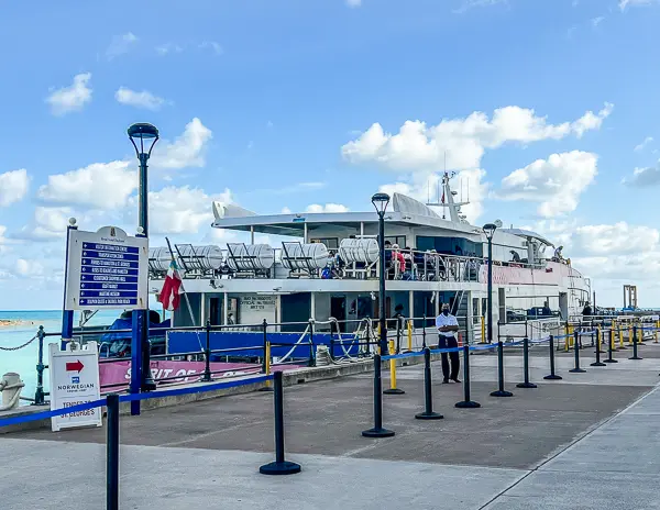 ncl ferry from dockyard to st.george in bermuda