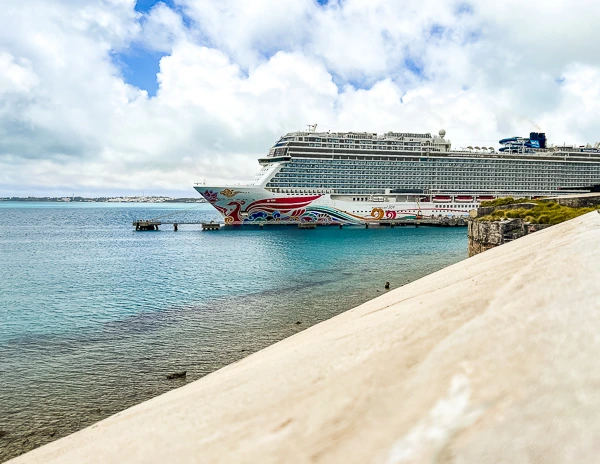 norwegian joy cruise ship docked in bermuda