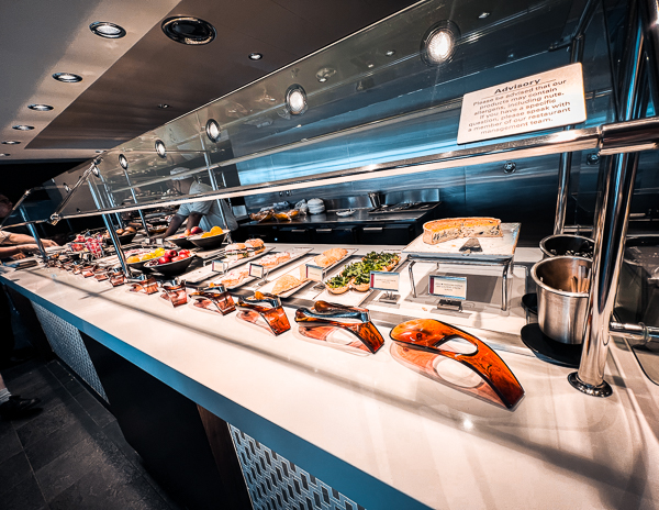 observation deck afternoon snacks on Norwegian Joy