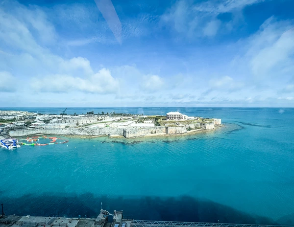 view of the national museum of bermuda from cruise