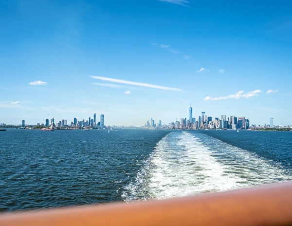 sailing from new york city