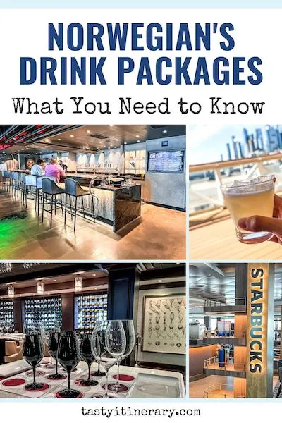 pinterest marketing pin | ncl beverage packages