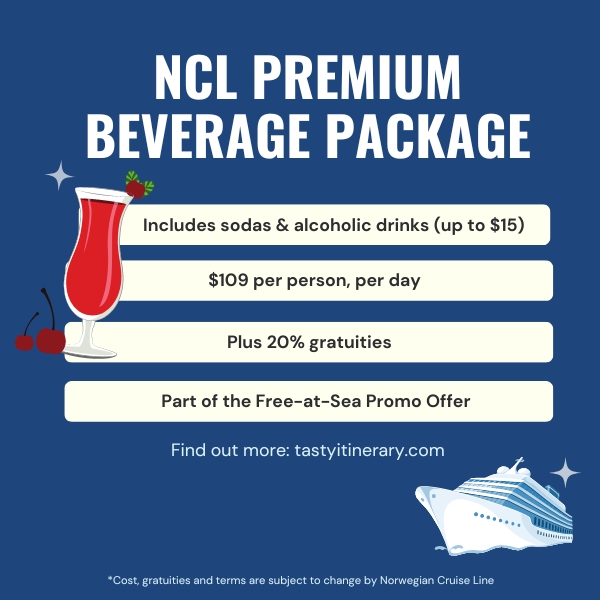 graphic | ncl premium beverage package