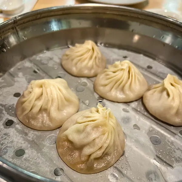 soup dumplings at dan modern chinese