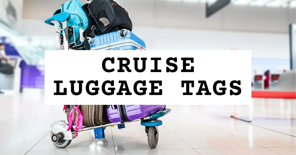 featured blog image | cruise luggage tags