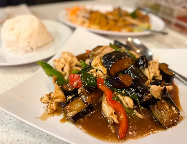 chicken eggplant stiry fry from janeijira thai