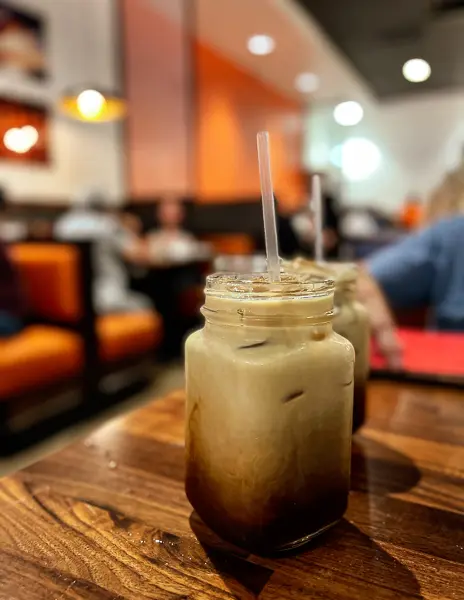 iced cafe de olla coffee