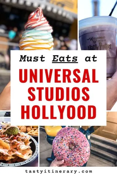 pinterest marketing pin | must eats at universal studios hollywood