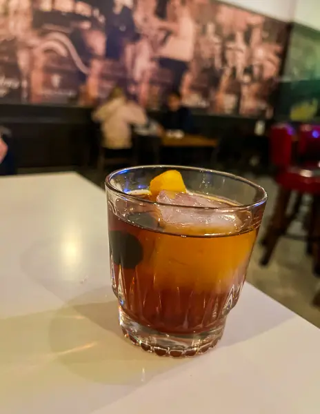 old fashioned cocktail at the diplomat
