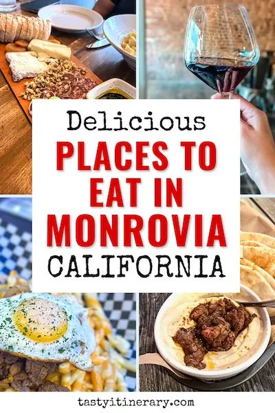 pinterest marketing pin | restaurants in monrovia california