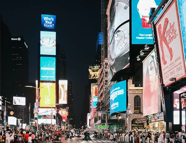 time square at night