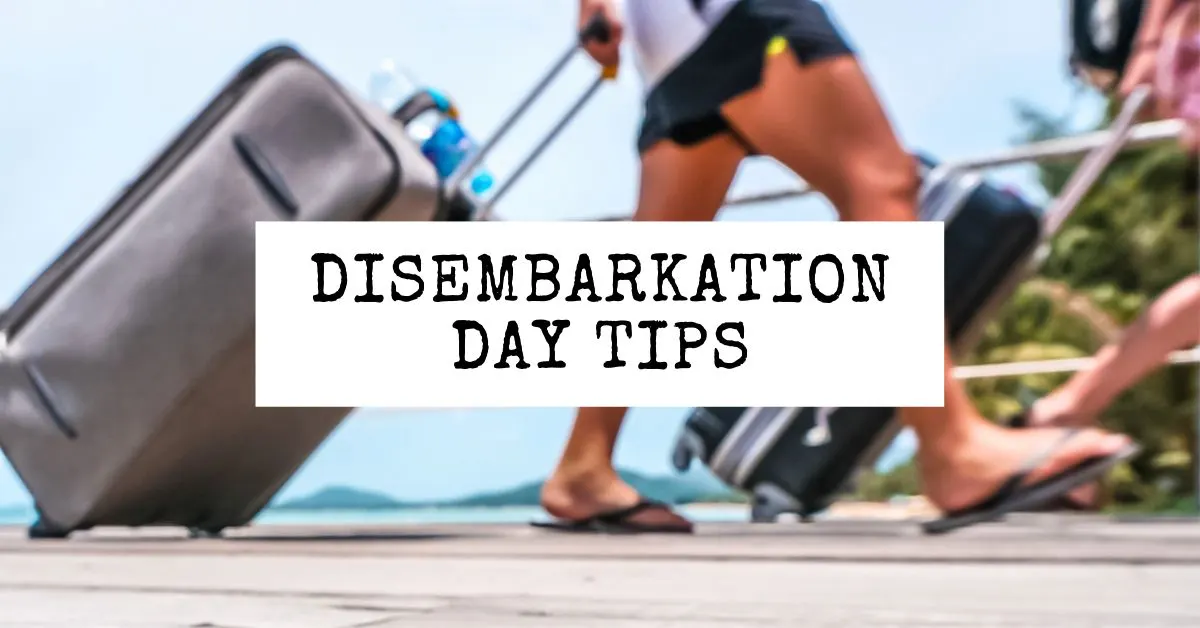 featured blog image | cruise disembarkation day