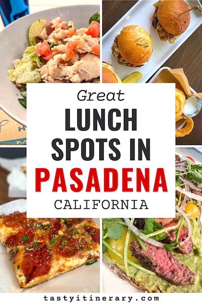 pinterest marketing pin | Lunch in pasadena