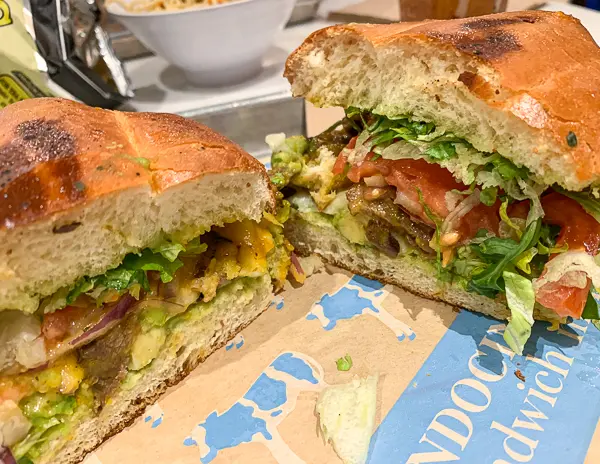 sandwich from mendocino farms 