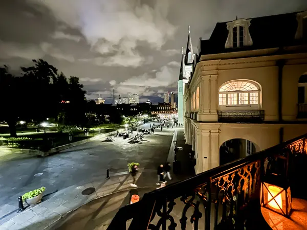 Spooky night in Jackson Square