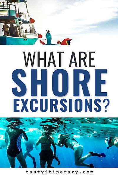 pinterest marketing image | what are shore excursions
