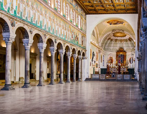 Basilica of Sant'Apollinare Nuovo in Ravenna Italy