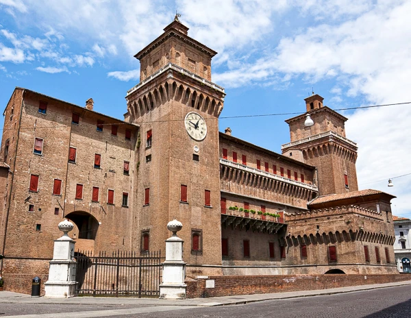 Castello Estense in Ferrara, Italy
