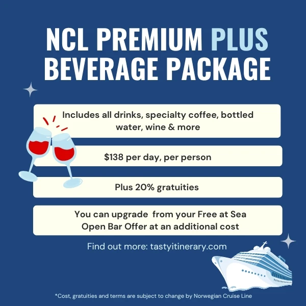 graphic | ncl premium plus beverage package