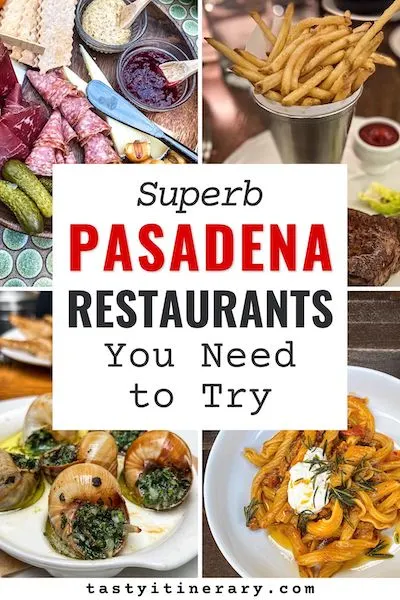 pinterest marketing pin | restaurants in pasadena