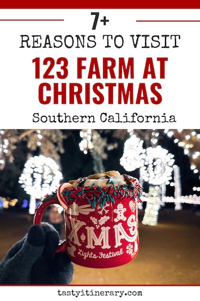pinterest marketing pin | christmas nights at 123 farm