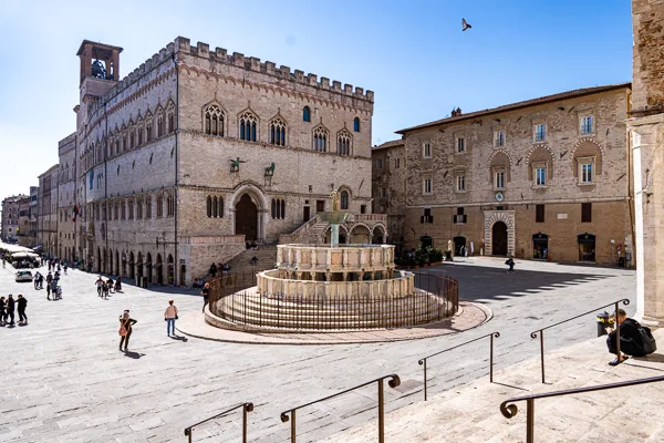 Fontana Maggiore in Perugia Italy