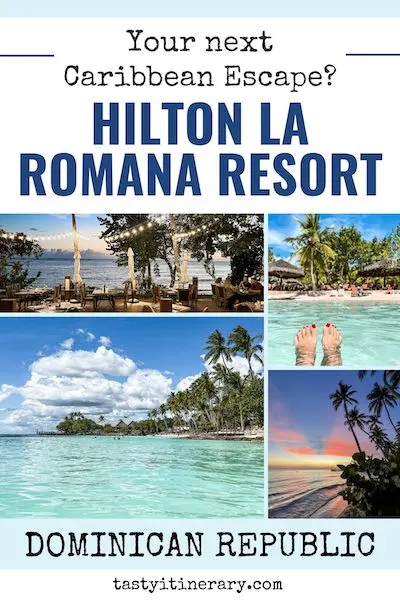 pinterest marketing pin | hilton la romana resort dominican republic review