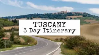 featured blog image | 3 days in tuscany