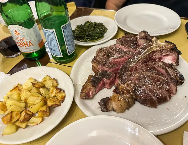 Montepulciano Osteria Acquacheta Bistecca alla Fiorentina