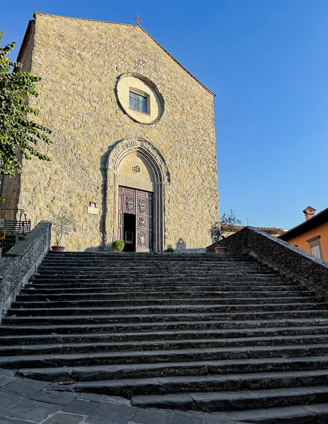 Exterior of Convento de San Francisco in Cortona