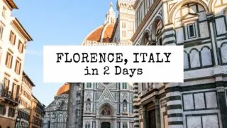 featured blog image | 2 days in florence italy