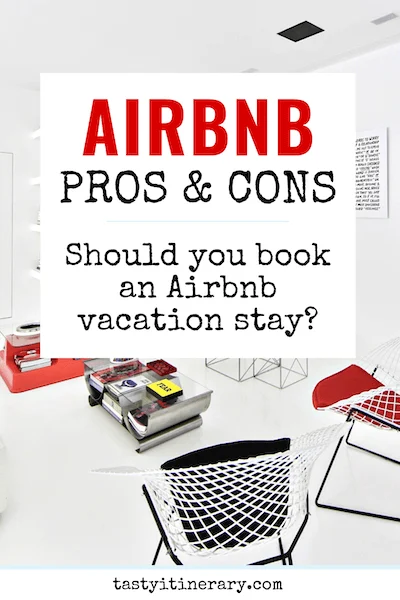 Pinterest marketing pin | advantages and disadvantages of airbnb