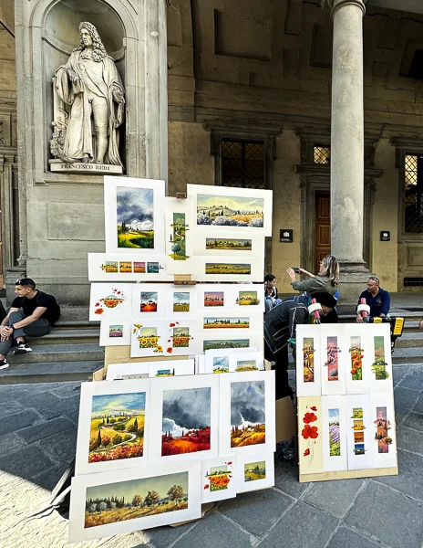 artists outside of the uffizi