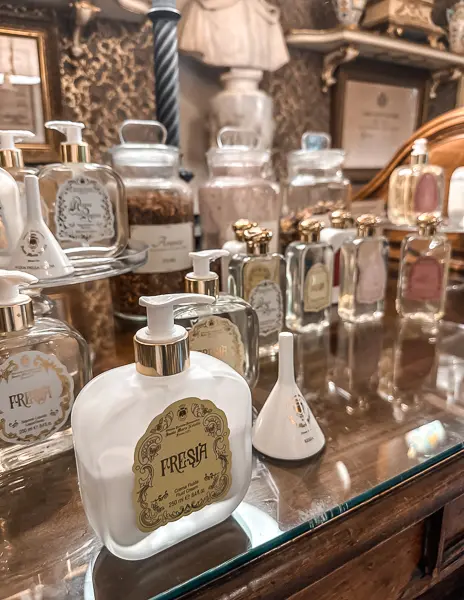 beauty products at the old pharmacy in santa maria novella