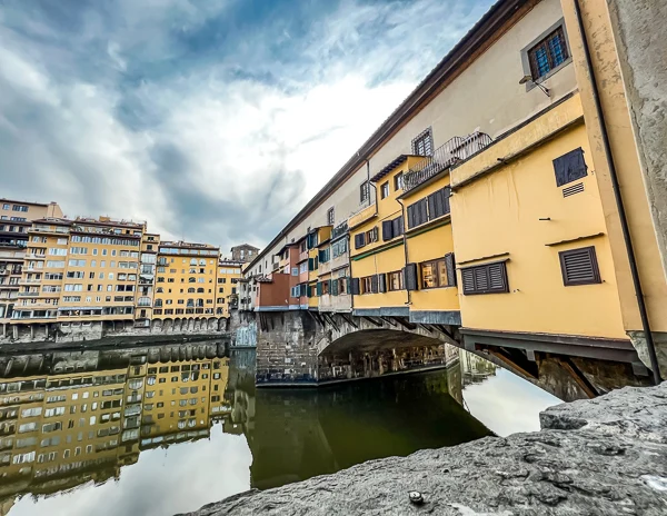 close up of the ponte vecchio