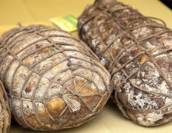 bundles of culatello di zibello