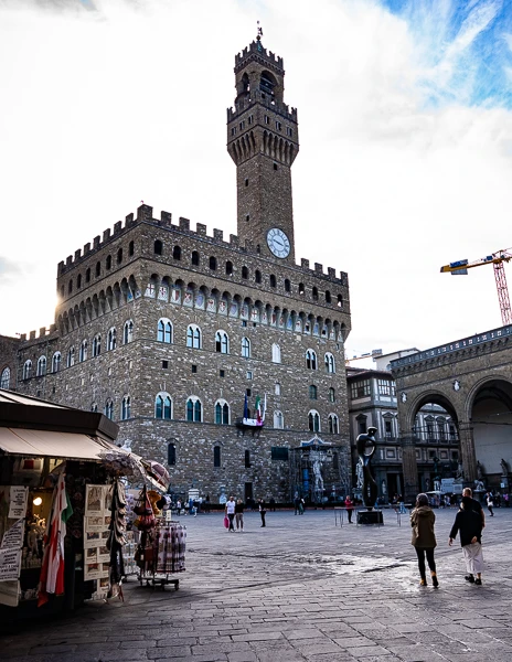 early morning at palazzo vecchio