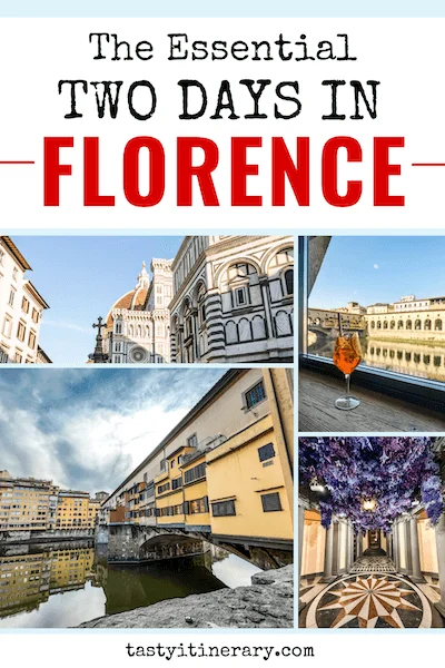 pinterest marketing pin | two days in florence italy