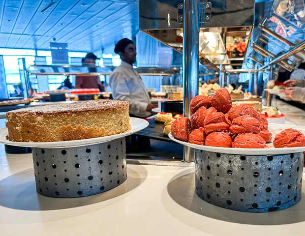 desserts at the buffet