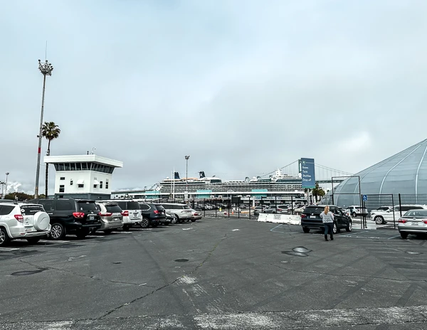 san pedro cruise port parking lot